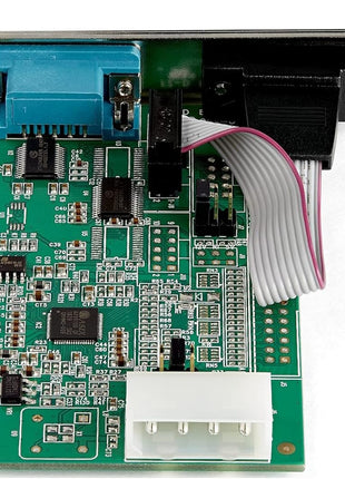 StarTech.com 2-port PCI Express RS232 Serial Adapter Card - PCIe RS232 Serial Host Controller Card - PCIe to Dual Serial DB9 Card - 16950 UART - Expansion Card - Windows & Linux, TAA (PEX2S953)