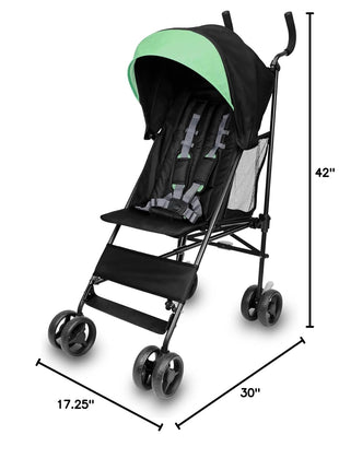 Ingenuity: ity by Ingenuity Smooth Stroll Convenience Stroller, Lightweight, with Aluminum Frame, Large Seat Area, 2 Position Recline, Extra Large Storage Basket – for Travel