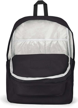 JanSport SuperBreak Plus Backpack with Padded 15-inch Laptop Sleeve and Integrated Bottle Pocket - Spacious and Durable Daypack for Work and Travel - Black