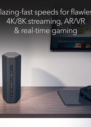 NETGEAR Nighthawk Tri-Band WiFi 7 Router (RS500) – Router Only, BE12000 Wireless Speed (up to 12 Gbps) - Covers up to 3,000 sq. ft., 120 Devices – 2.5 Gig Internet Port - Free Expert Help