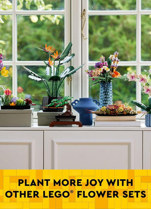LEGO Daffodils - Building Toy for Kids, Girls and Boys, Ages 8+ - Birthday Gift for Kids - Artificial Daffodil for Bedroom Decor and Display - 40747
