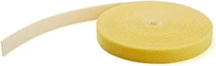 StarTech.com 25ft Hook and Loop Roll - Cut-to-Size Reusable Cable Ties - Bulk Industrial Wire Fastener Tape/Adjustable Fabric Wraps Yellow/Resuable Self Gripping Cable Management Straps (HKLP25YW)