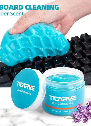 TICARVE Cleaning Gel for Car Detail Tools Car Cleaning Automotive Dust Air Vent Interior Detail Putty Universal Dust Cleaner for Auto Laptop Car Slime Cleaner