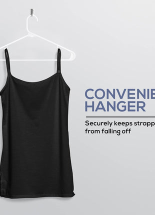 Utopia Home Plastic Hangers 20 Pack - Clothes Hanger with Hooks - Durable & Space Saving (White)