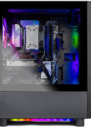 Skytech Shadow Gaming PC Desktop, Intel i5 14400F 2.5 GHz (4.7GHz Turbo Boost), AMD RX 9070 16GB GDDR6, 1TB NVMe SSD, 16GB DDR5 RAM 6000, 650W Gold PSU, Wi-Fi, Win 11