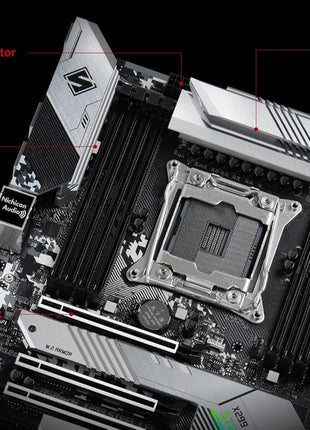 ASRock X299 Steel Legend LGA2066 ATX Motherboard | Intel Core X-Series | DDR4 4200+ (OC) | Dual M.2 | USB 3.2 Gen2x2 | Dual Intel LAN | 11 Phase Power | RGB Lighting