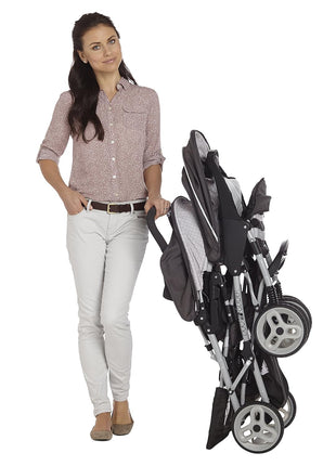 Graco® DuoGlider Double Stroller | Lightweight Double Stroller with Tandem Seating Glacier