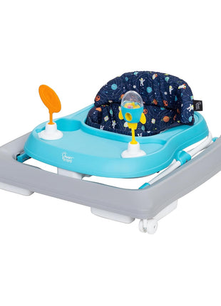 Smart Steps Trend Activity Walker and Entertainer with Removeable Toys, Large Tray, Cup Holder, Adjustable Height and Flat Fold Frame for Storage, Ages 6 Months +, Space Walk Navy