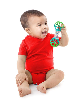 Bright Starts Oball Shaker Rattle Toy, Ages Newborn Plus