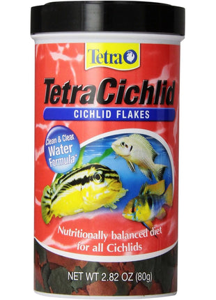 TetraCichlid Cichlid Flakes, Fish Food, Clear Water Advanced Formula, 5.65 Ounces