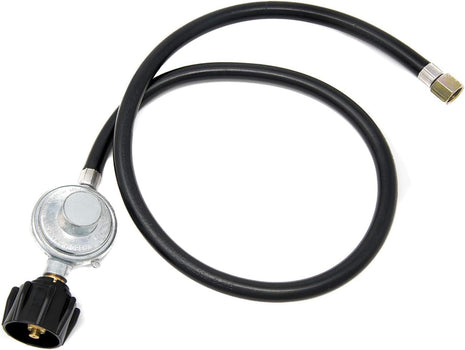 GasOne Propane Regulator 3 Feet Universal QCC1 Grill Replacement with 36 inches hose for Most LP Gas Grill, Heater and Fire Pit Table, 3/8 inch Female Flare Nut