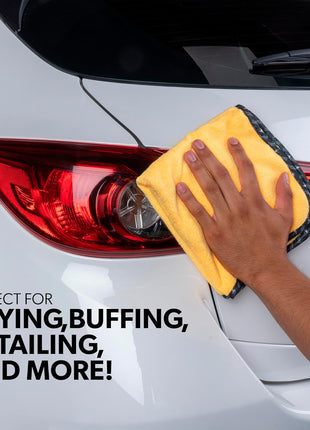 Chemical Guys Professional Grade Premium Microfiber Towels for Cars, Gold, 16 inch x 16 inch, Ultra-Soft and Scratch-Free Car Detailing Cloths for Trucks, Motorcycles, and More - 12 Pack