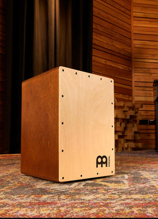 Meinl Percussion Cajon, MADE IN EUROPE — Sit-On Box Drum, Snare & Bass Tone | Baltic Birch Wood, Compact Size, Rear Sound Port, Silicone Feet — For All Skill Levels and Settings
