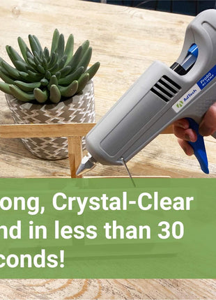 AdTech Crystal Clear Hot Glue Gun Sticks (W220-14ZIP50) – Full Size Hot Glue Sticks. All-purpose glue sticks for crafting, scrapbooking & more. 50 pieces. Length: 4" Diameter: .44".