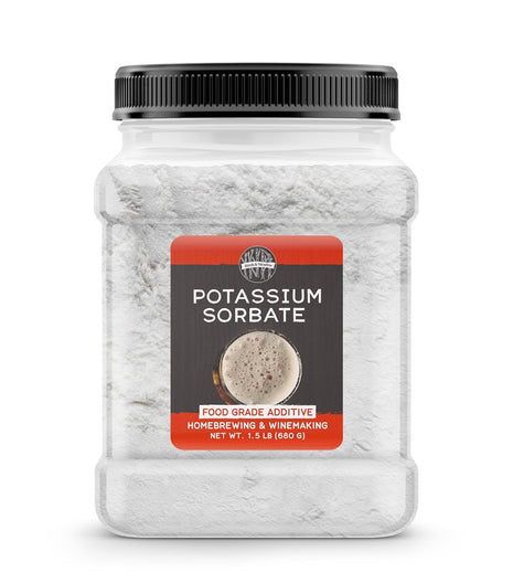 Birch & Meadow Potassium Sorbate, 1.5 lb, Additive & Preservative, Winemaking & Brewing