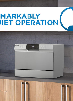Danby DDW631SDB Countertop Dishwasher, Stainless Steel