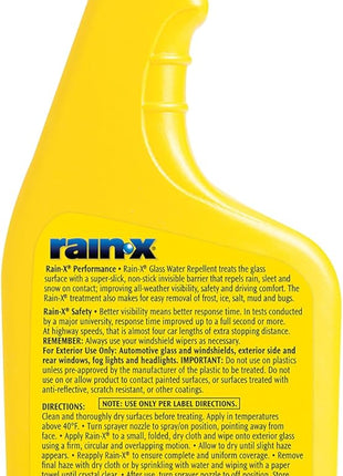 Rain-X 800002250 Glass Treatment Trigger, 16 Fl Oz - Exterior Glass Treatment to Dramatically Improve Wet Weather Driving Visibility During All Weather Conditions