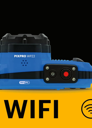 KODAK PIXPRO WPZ2 Rugged Waterproof Shockproof Dustproof WiFi Digital Camera 16MP 4X Optical Zoom 1080P Full HD Video Vlogging Camera 2.7 inch LCD (Blue)