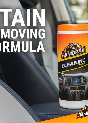 Armor All Car Cleaning Wipes, Wipes for Car Interior and Car Exterior, 90 Wipes Each