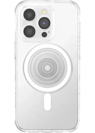PopSockets Phone Grip for MagSafe, Magnetic Holder, Phone Stand - Clear