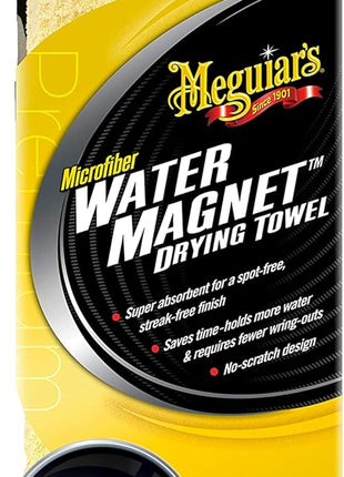Meguiar's Water Magnet Microfiber Drying Towel - Premium Car Drying Towel That's Super Plush, Water Absorbent & Scratch-Free -1 Pack