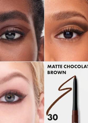SEPHORA Collection 12H Colorful Waterproof Retractable Eyeliner -30 Matte Chocolate Brown- 0.1 oz/0.3 g