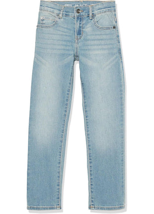 The Children's Place Boys Basic Straight Leg Jeans,Carbon Wash/Deep Blue Wash/Dk Juptier 3 Pack,8
