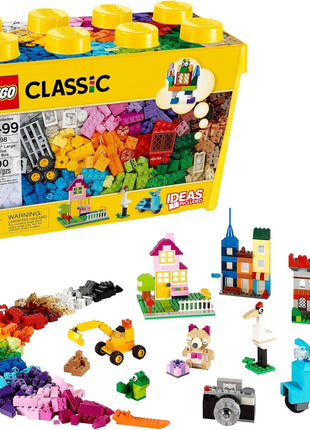 LEGO Classic Large Creative Brick Box 10698 Building Set, Toy Storage Solution for Home or Classrooms, Interactive Building Toy for Kids, Boys, and Girls