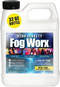 FogWorx Extreme High Density Fog Juice - Quart 32 Fluid Ounces of Long Lasting, High Output, Odorless Water Based Machine Fluid for 400 to 1500 Watt Machines