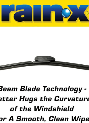 Rain-X 810165 Repellency Water Repellent Wiper Blades, 22" Windshield Wipers (Pack of 2), All Weather Streak-Free for Enhanced Visibility w/ Water Repellency Formula
