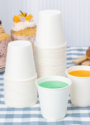 RACETOP [100 Pack] 3 oz Bathroom Paper Cups, Disposable Paper Cups, Mouthwash Cups, Paper Coffee Cups, Ideal for Bathroom