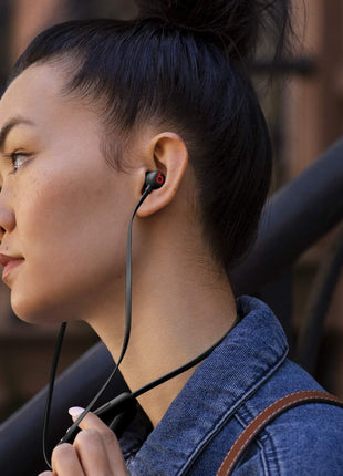 Beats Flex Wireless Earbuds - Apple W1 Headphone Chip, Magnetic Earphones, Class 1 Bluetooth, 12 Hours of Listening Time, Built-in Microphone - Black