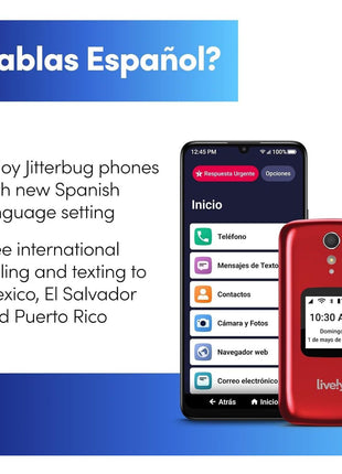 LIVELY Jitterbug Smartphone for Seniors, No SIM Needed, Smart4 | Smartphone for Seniors with No SIM Needed, Requires an Activated Phone Plan, Not Compatible with Other Carriers