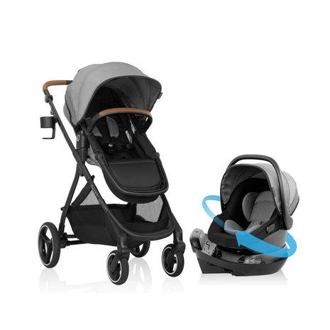 Evenflo Shyft Intuiti Travel System w/ Revolve180 LiteMax NXT Rotating Car Seat