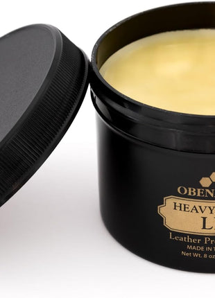 Obenauf's Heavy Duty LP Leather Conditioner Natural Oil Beeswax Formula (8oz)