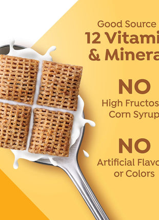 Wheat Chex Breakfast Cereal, Homemade Chex Mix Ingredient, Family Size, 19 oz