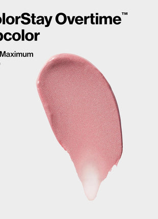 Revlon ColorStay Overtime Lipcolor, 350 Bare Maximum, 0.07 fl oz | Dual-ended liquid lipstick with clear lip gloss. Moisturizing ingredients. Won't smudge, bleed or feather.