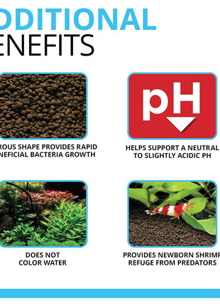Fluval 12694 Plant and Shrimp Stratum for Freshwater Fish Tanks, 8.8 lbs. 芒聙聯 Aquarium Substrate for Strong Plant Growth, Supports Neutral to Slightly Acidic pH