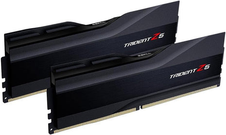 G.SKILL Trident Z5 Series DDR5 RAM (Intel XMP 3.0) 32GB (2x16GB) 6400MT/s CL32-39-39-102 1.40V Desktop Computer Memory U-DIMM - Matte Black (F5-6400J3239G16GX2-TZ5K)