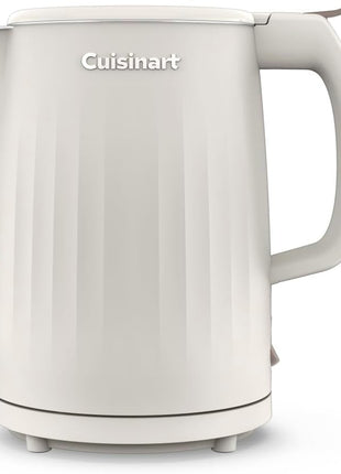 Cuisinart Electric Kettle, Stainless Steel Interior, One-Touch, 1 Liter | 1-liter electric tea kettle with compact 1-touch design, auto-shutoff & double-wall insulation for heat retention, CK-10TRES