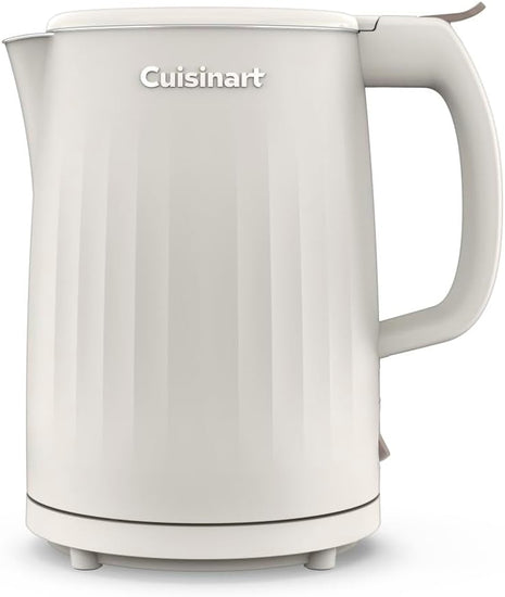 Cuisinart Electric Kettle, Stainless Steel Interior, One-Touch, 1 Liter | 1-liter electric tea kettle with compact 1-touch design, auto-shutoff & double-wall insulation for heat retention, CK-10TRES