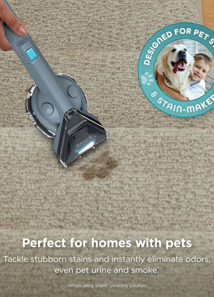 Shark StainStriker Portable Carpet/Upholstery Cleaner, 4 Tools, PX202 | For Carpet, Upholstery & Area Rugs, Stain & Odor Remover, Full Size Solutions, 3.5" Stain, 7" Stain, Crevice & Pet Mess Tools