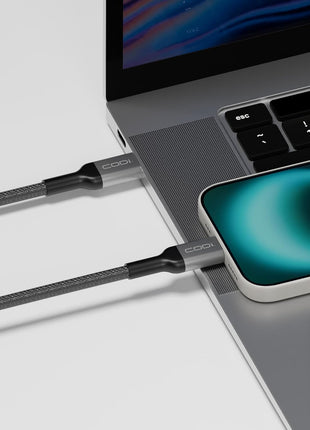 CODi A01069 6 ft. Braided Nylon Charge & Sync USB Data Transfer Cable