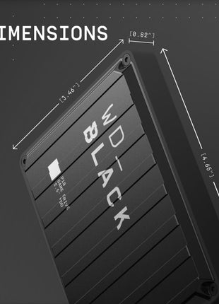 WD_BLACK 4TB P10 Game Drive, Portable External Hard Drive, Works with Playstation, Xbox, & PC - WDBA3A0040BBK-WESN
