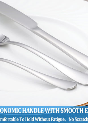 Teaspoon Set,16 Piece 6.7 inch Spoons Silverware, Premium Food Grade Stainless Steel Tea Spoons, Durable Small Spoon, Good Teaspoons, Kitchen Dessert Spoon Set, Mirror Finish & Dishwasher Safe