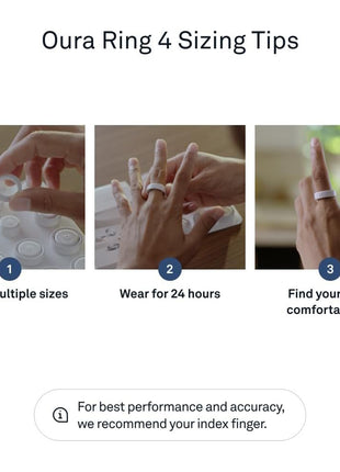 Oura Ring 4 Sizing Kit - Smart Ring Accessory - Before You Buy - Unique Sizing, Not Standard US Sizes - Receive Credit for Purchase - Compatible with Oura App, Android & iOS