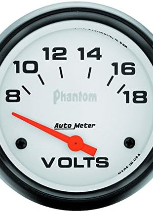 AUTO METER 5891 Phantom Electric Voltmeter Gauge