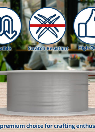 Soft Flex 49 Strand Beading Wire - Medium 0.19 Diameter - 30 Feet Nylon Design Wire