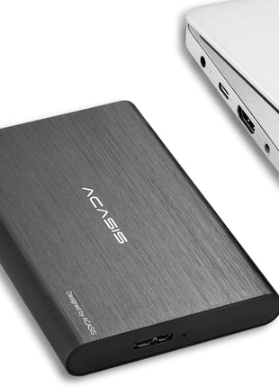 ACASIS 500GB USB3.0 2.5" Portable External Hard Drive for Desktop Laptop HDD Hard Disk (500GB, Black)