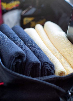 Meguiar's Supreme Shine Microfiber Towels for Cars, Ultra-Plush Car Microfiber Towel Set for Quickly Removing Product Without Leaving Swirls on Paint, Glass, Plastic, or Chrome